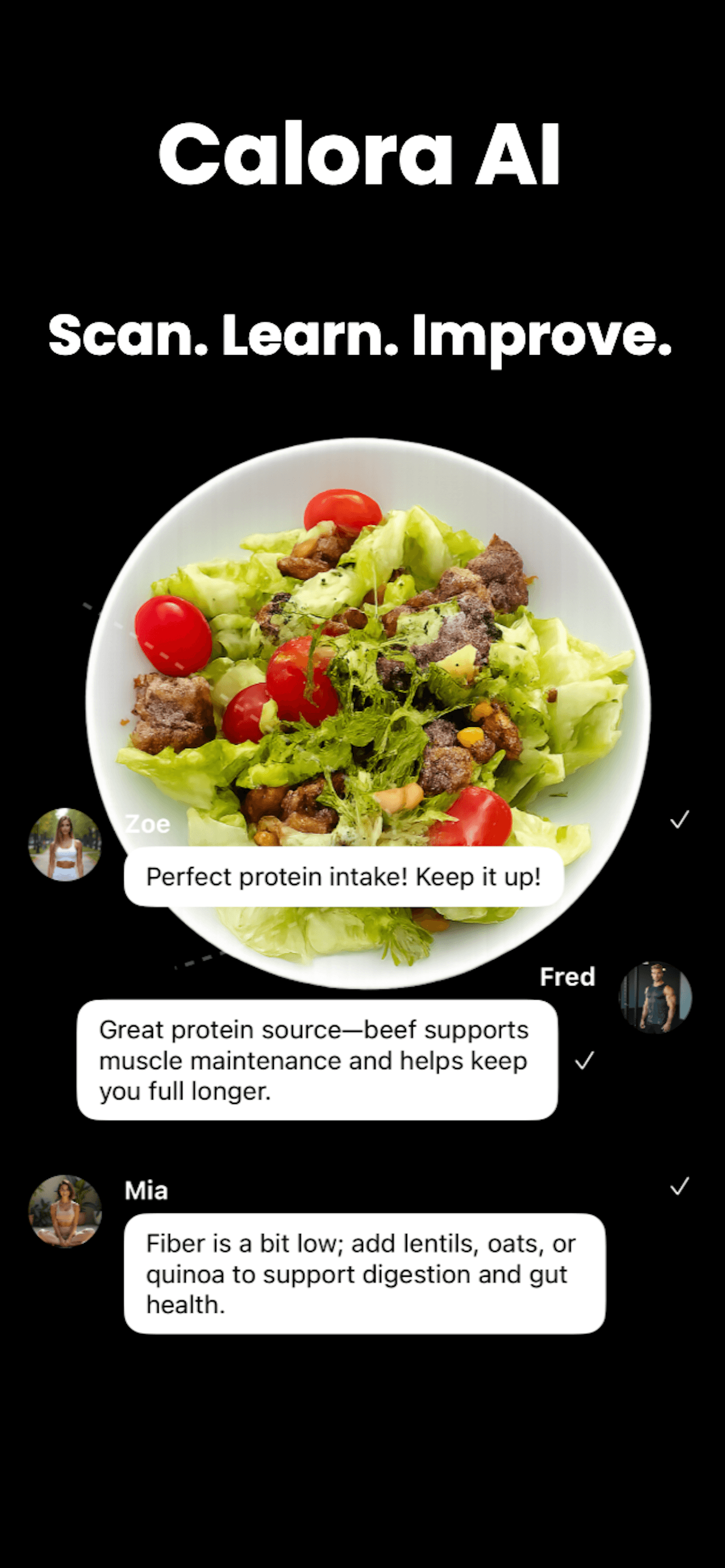 Scan meals in seconds